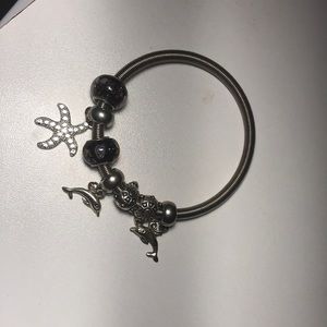 Sterling silver charm bracelet. Beautifully hand made myself ,Very durable band
